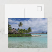 Bora Bora Feiertagspostkarte (Vorne/Hinten)