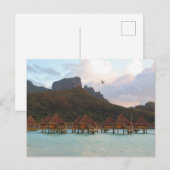 Bora Bora Feiertagspostkarte (Vorne/Hinten)