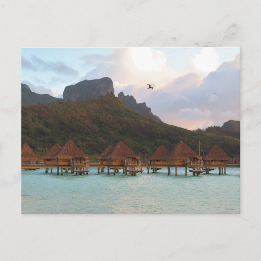 Bora Bora Feiertagspostkarte (Vorderseite)