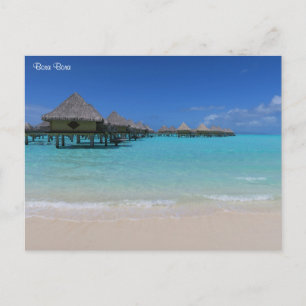 Bora Bora Feiertagspostkarte