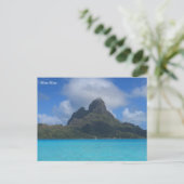 Bora Bora Feiertagspostkarte (Stehend Vorderseite)