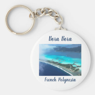 Bora Bora Französisch-polynesien MOD2 Keyring Souvenir Schlüsselanhänger 