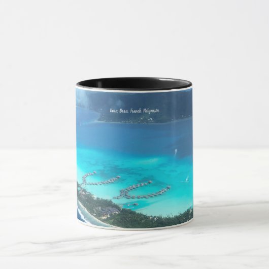 Bora Bora, Französisch-Polynesien aus der Luft Tasse (Zentrum)