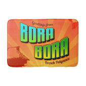 Bora Bora Französisch Polynesien Badezimmer Mat Badematte (Vorderseite)