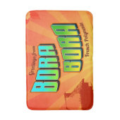 Bora Bora Französisch Polynesien Badezimmer Mat Badematte (Vorderseite Vertikal)