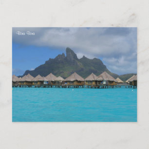 Bora Bora Französisch-Polynesien Feiertagspostkarte