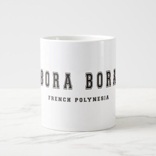 Bora Bora Französisch-Polynesien Jumbo-Tasse (Vorderseite)