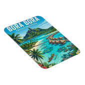 Bora Bora Französisch-Polynesien Magnet (Rechte Seite)