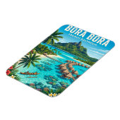 Bora Bora Französisch-Polynesien Magnet (Linke Seite)