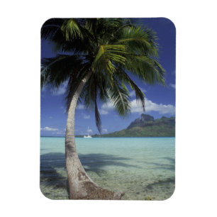 Bora Bora, Französisch-Polynesien Mt. Otemanu gese Magnet