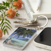 Bora Bora, Französisch-Polynesien Mt. Otemanu gese Schlüsselanhänger (Vorderseite rechts)