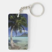 Bora Bora, Französisch-Polynesien Mt. Otemanu gese Schlüsselanhänger (Rückseite)