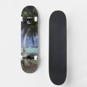 Bora Bora, Französisch-Polynesien Mt. Otemanu gese Skateboard (Vorderseite)