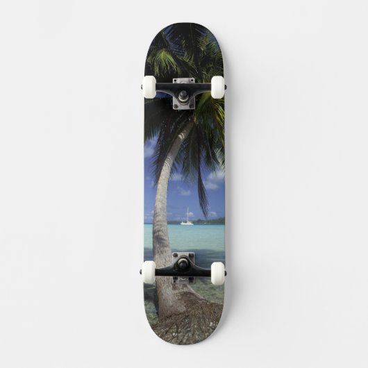 Bora Bora, Französisch-Polynesien Mt. Otemanu gese Skateboard (Vorderseite)
