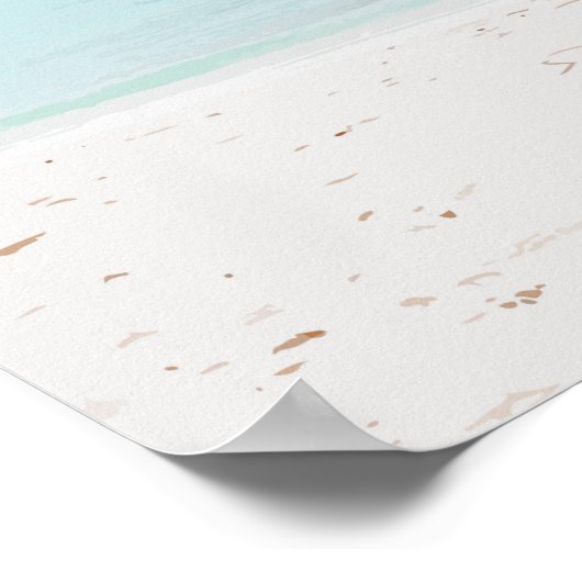 Bora Bora, Französisch-Polynesien Poster (Ecke)