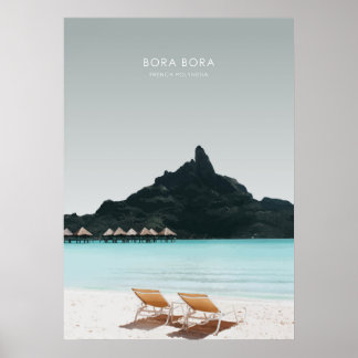 Bora Bora, Französisch-Polynesien Poster