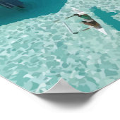 Bora Bora, Französisch-Polynesien Poster (Ecke)