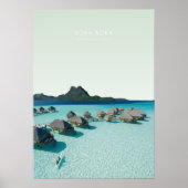 Bora Bora, Französisch-Polynesien Poster (Vorne)