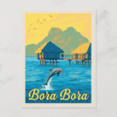 Bora Bora, Französisch-Polynesien Postkarte (Vorderseite)
