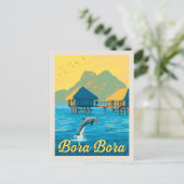 Bora Bora, Französisch-Polynesien Postkarte (Stehend Vorderseite)