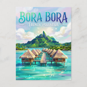 Bora Bora Französisch-Polynesien Postkarte