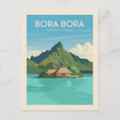 Bora Bora Französisch Polynesien Reisen Postkarte (Vorderseite)