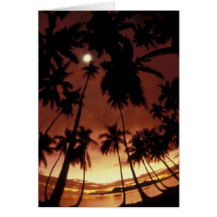 Bora Bora, Französisch-Polynesien Sonnenuntergang