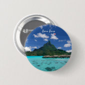Bora Bora, Französisch-Polynesien - Strandresort Button (Vorne & Hinten)