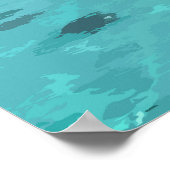 Bora Bora, Französisch-Polynesien - Strandresort Poster (Ecke)