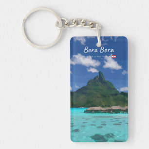 Bora Bora, Französisch-Polynesien - Strandresort S Schlüsselanhänger