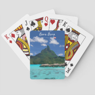 Bora Bora, Französisch-Polynesien - Strandresort Spielkarten