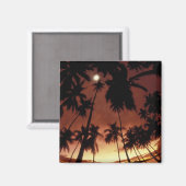 Bora Bora, Französisch-Polynesien Sunset durch Magnet (Vorderseite/Rückseite)