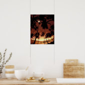 Bora Bora, Französisch-Polynesien Sunset durch Poster (Küche)