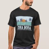 Bora Bora Französisch-Polynesien-tropischer T-Shirt (Vorderseite)