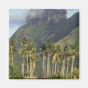 Bora Bora, Französisch-Polynesien Wasserfront-Szen Magnet