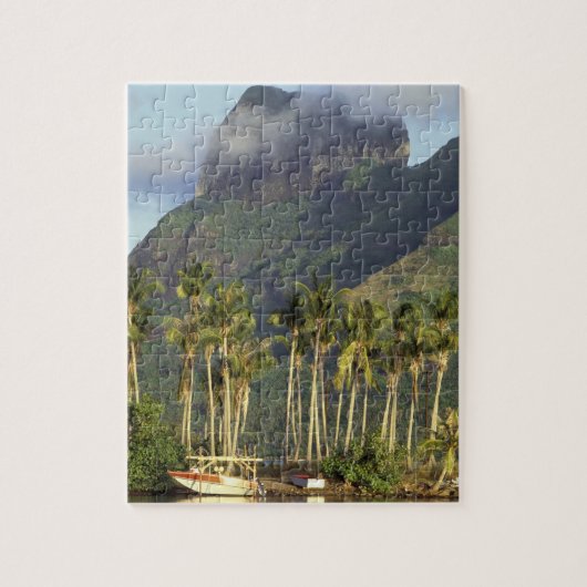 Bora Bora, Französisch-Polynesien Wasserfront-Szen Puzzle (Vertikal)