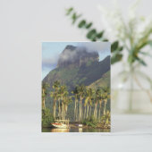 Bora Bora, Französisch-Polynesien-Wasserfront und Postkarte (Stehend Vorderseite)