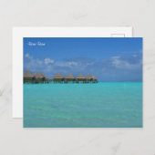 Bora Bora French Polynesia Postkarte (Vorne/Hinten)
