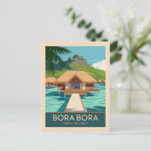 Bora Bora French Polynesia Postkarte (Stehend Vorderseite)