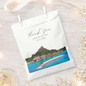 Bora Bora Gastgeschenk Hochzeit Vielen Dank Geschenktütchen (Ausgeschnitten)