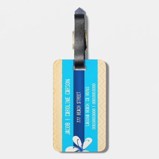 BORA BORA Gepäckanhänger (Rückseite vertikal)