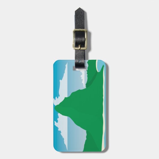 Bora Bora Gepäckanhänger (Vorderseite vertikal)