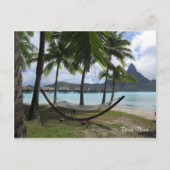 Bora Bora Hammock Postkarte (Vorderseite)