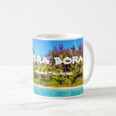 Bora Bora Hochzeits-Kapellen-Trinkbehälter Kaffeetasse (VorderseiteRechts)