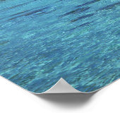 Bora Bora Island, Französisch-Polynesien Poster (Ecke)