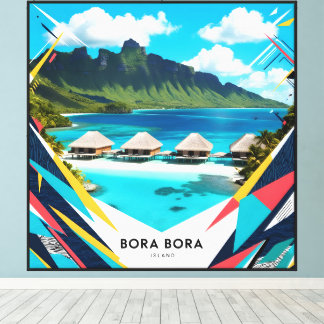 Bora Bora Island Leinwanddruck