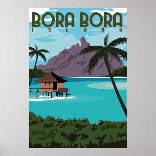 Bora Bora Island Poster (Vorne)