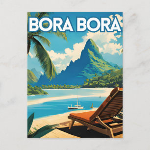 Bora Bora Island Postkarte