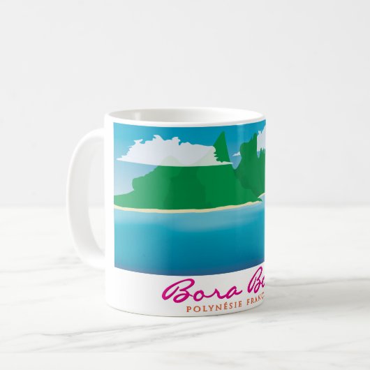 Bora Bora Kaffeetasse (Vorderseite Links)