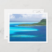 Bora Bora Lagoon, Französisch-Polynesien Postkarte (Vorne/Hinten)